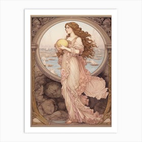 Aphrodite Art Nouveau Art Print