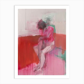 'The Woman In Pink' 1 Art Print