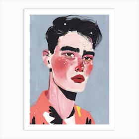 Portrait Of A Young Man 17 Art Print