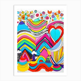 Abstract Painting-Reimagined Art Print