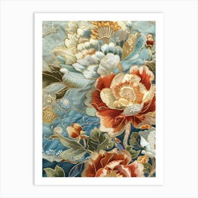 Chinese Floral Painting 9 Art Print