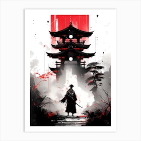 Japanese Samurai Warrior Art Print