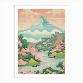 Mount Kirishima In Kagoshima Miyazaki, Japanese Landscape 4 Art Print