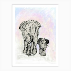 Elephants Affiche