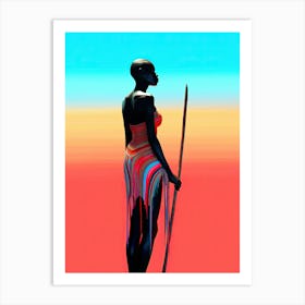 Celestial Couture: Afro American Dreams Art Print