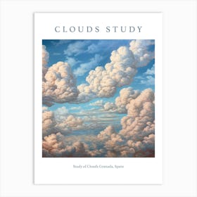 Study Of Clouds Granada, Spain Art Print