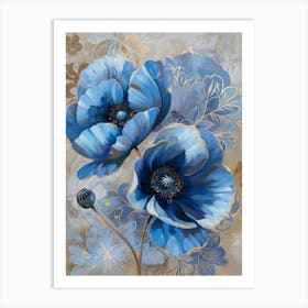 Blue Poppy 3 Art Print