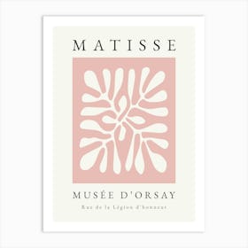 Minimalist Matisse Print Pink 1 Art Print