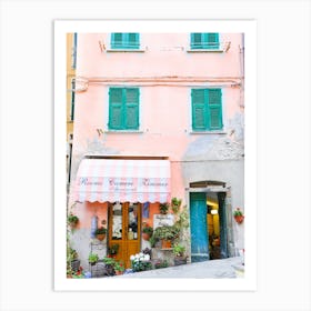 Pink Hotel Italy Art Print