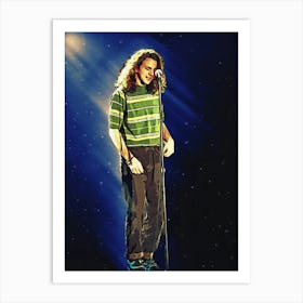 Superstars Eddie Vedder With Doors Art Print