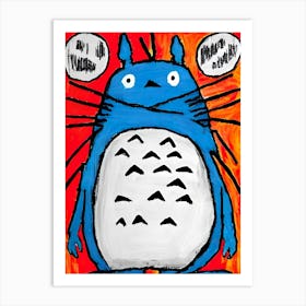 Totoro 2 Art Print