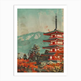 Nara Park Mid Century Modern 2 Art Print
