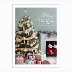 Merry Christmas 6 Art Print