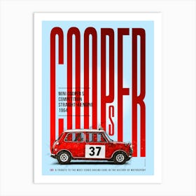 Mini Cooper S Tribute Fy Art Print