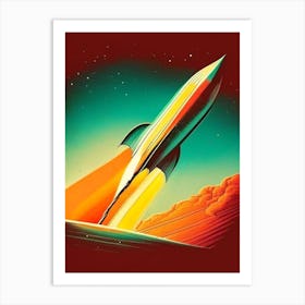 Interstellar Vintage Sketch Space Art Print