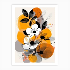 Abstract Floral Painting 28 Art Print