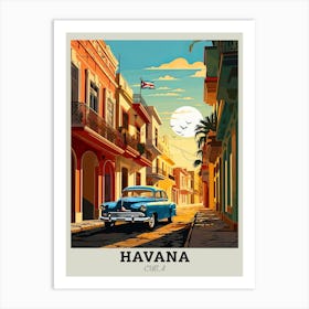 Havana City Cuba Art Print