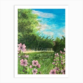 Countryside Walk 2 Art Print