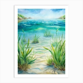 Beach Grass Art Print