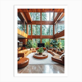 Modern Living Room 2 Art Print