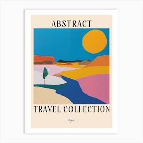 Abstract Travel Collection Poster Niger 3 Art Print