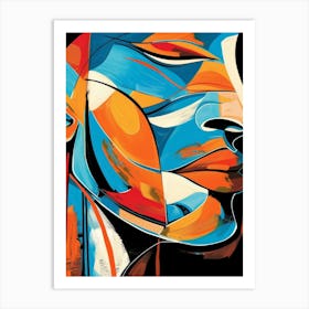 Abstract Portrait Of A Woman 78 Art Print