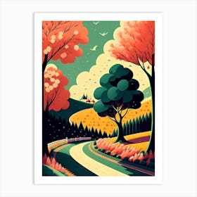 Autumn Landscape 7 Art Print