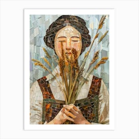 Mosaic Woman 1 Art Print