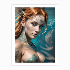 Mermaid -Reimagined 23 Art Print