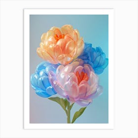 Dreamy Inflatable Flowers Peony 3 Art Print