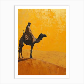 Camel Rider, Middle East Art Print