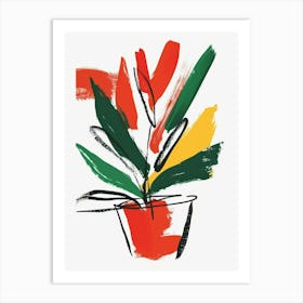 Plant In A Pot 80 Art Print