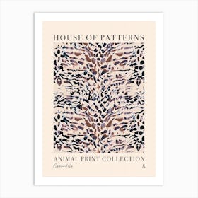 House Of Patterns Crocodile Animal Print Pattern 4 Art Print