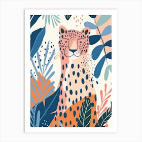 Leopard In The Jungle 39 Art Print