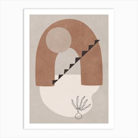 Terracotta Arch Art Print