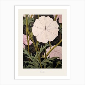 Flower Illustration Phlox 4 Poster Art Print