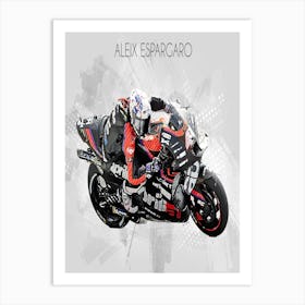 Aleix Espargaro Riders Street Art Art Print