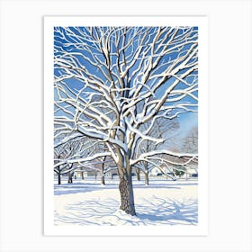 Winter Tree Art Print