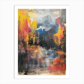 Abstract Landscape Painting 25 Art Print