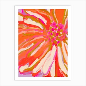 Abstract Flower Detail Art Print