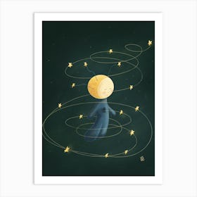 The power of Fool Moon Art Print