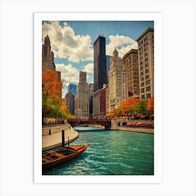 Chicago River 5 Art Print