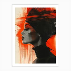 Portrait Of A Woman 12 Art Print