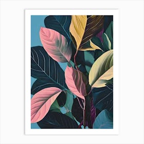 Tropical Leaves 24 Art Print