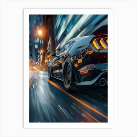 Mustang Gt Art Print