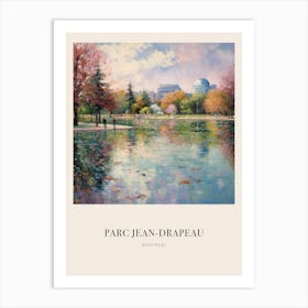 Parc Jean Drapeau Montreal Canada 3 Vintage Cezanne Inspired Poster Art Print