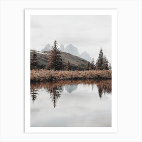 Glacial Alpine Lake Art Print