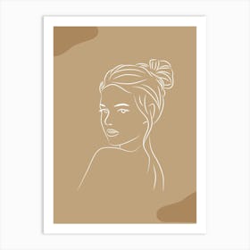 Portrait Of A Woman 1 Art Print