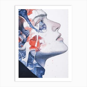 Portrait Of A Woman 76 Art Print