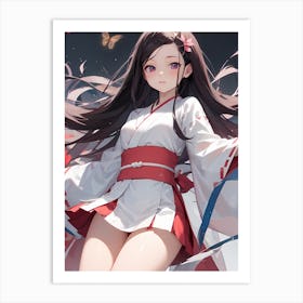 Demon Slayer Nezuko Kamado (31) Art Print